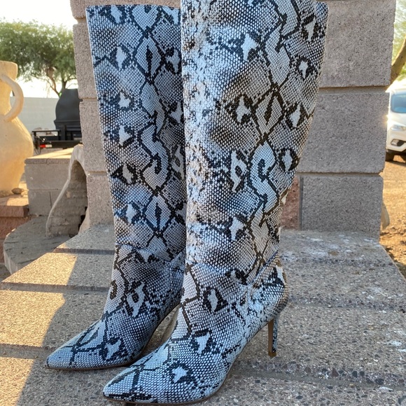Steve Madden snake kinga boots size 6.5 - Picture 2 of 8